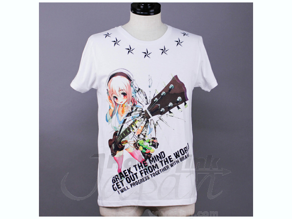 Super Sonico x LIVERETINE AGE Guitar T-Shirt S by Hobby Stock