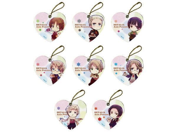 キャラレザーチャーム ヘタリア Axis powers 01/ブラインド 1Box 8pcs