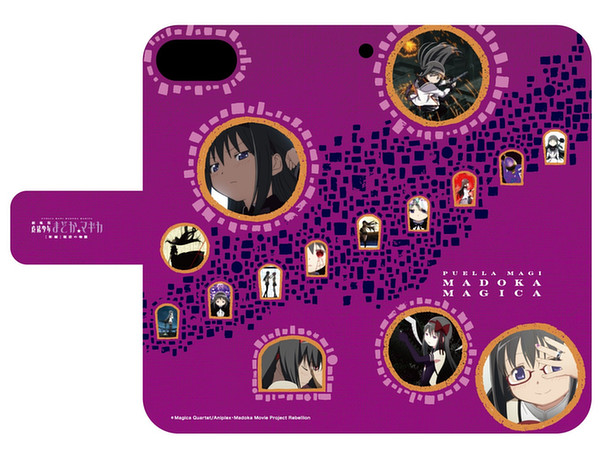 魔法少女まどかマギカ(新編) 手帳型スマホケース(iPhone6/6s/7)02 暁美