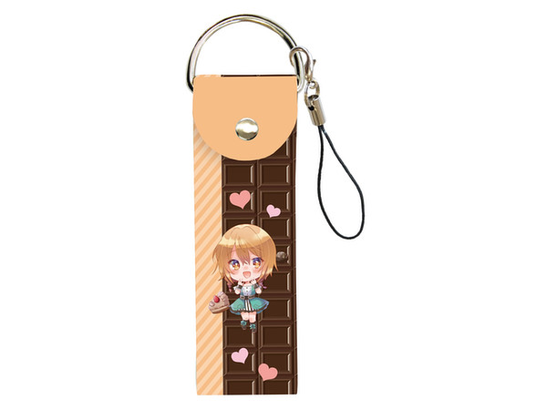 ビッグレザーストラップ となりの吸血鬼さん 03 夏木ひなた ミニキャラ