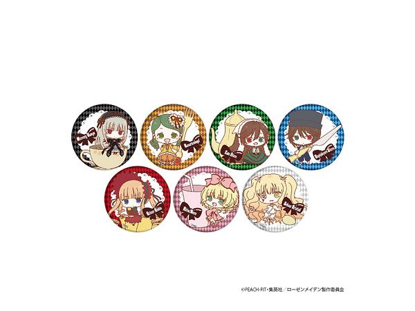【激安】 缶バッジ ローゼンメイデン HLJ | 7pcs 1Box 02/(フォトきゃら) ピンズ・ピンバッジ・缶バッジ