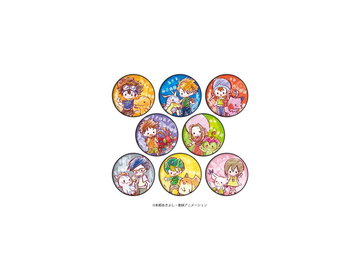 缶バッジ デジモンアドベンチャー 03/(グラフアート) 1Box 8pcs | HLJ