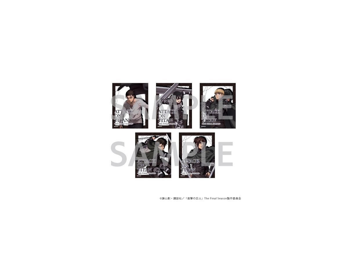 進撃の巨人 キャラフレームカード01 1 Box 5pcs By エースリー ホビーリンク ジャパン 進撃の巨人 キャラフレームカード01 1 Box 5pcs By エースリー ホビーリンク ジャパン