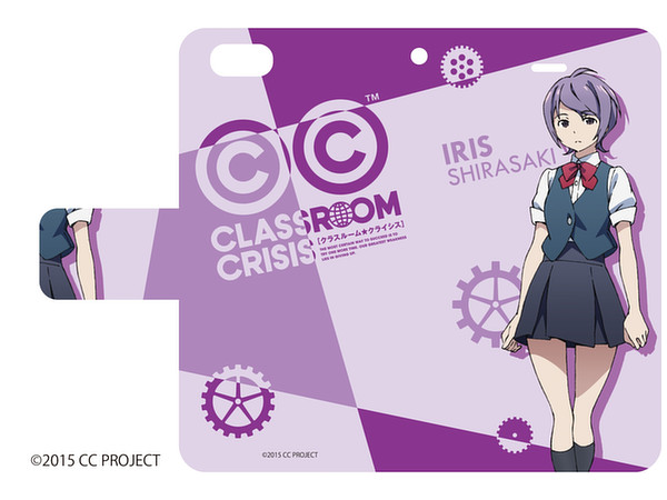 Iphone 6 手帳型スマホケース Classroom Crisis 02 白崎イリス
