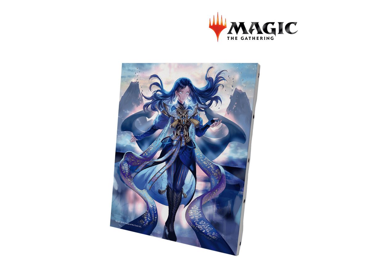 新品　MTG マジックザギャザリング　覆いを割く者、ナーセット　キャンバスボード 覆いを割く者、ナーセット/Narset, Parter of Veils》[WAR] 青U