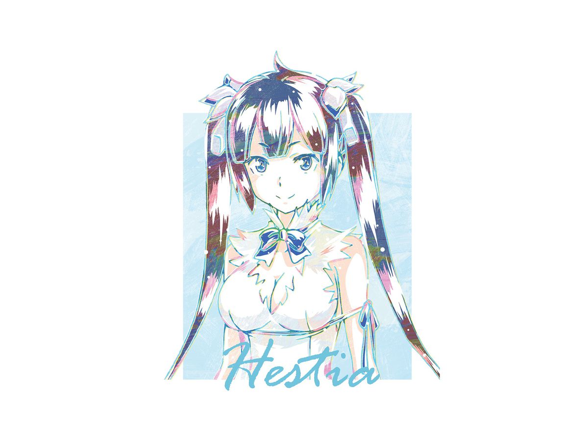 ダンまち ヘスティア Ani Art Tシャツ レディース サイズ M By アルマビアンカ ホビーリンク ジャパン ダンまち ヘスティア Ani Art Tシャツ レディース サイズ M By アルマビアンカ ホビーリンク ジャパン