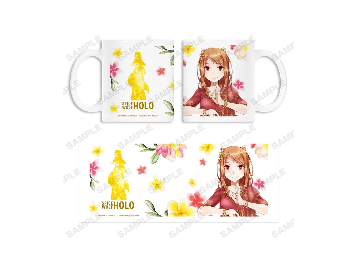 狼と香辛料 文倉十先生 描き下ろしイラスト ホロ インド民族衣装ver マグカップ 狼と香辛料 文倉十先生 描き下ろしイラスト ホロ インド民族衣装ver マグカップ