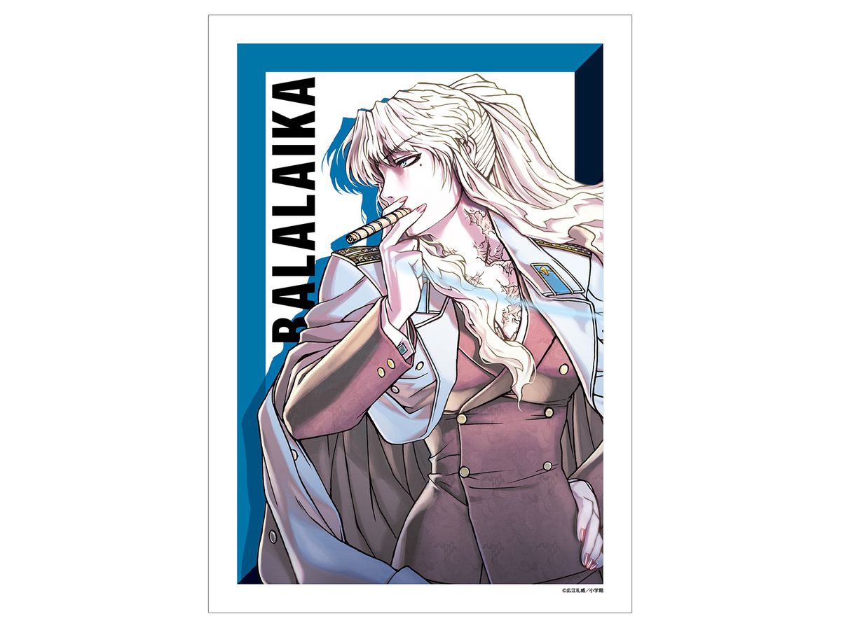 BLACK LAGOON A3マット加工ポスター BLACK LAGOON - バラライカ＆張 A3マット加工ポスター | AMNIBUS