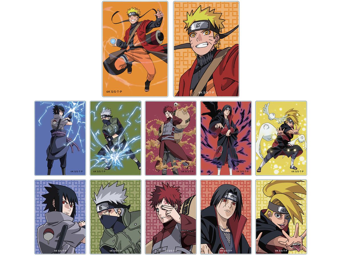 【NARUTO】ナルト　サスケ　ペイン　小南　デイダラ　ほか　全12点セット ナルト サスケ 戦闘 NARUTO-ナルト- 疾風伝_描き下ろしイラスト