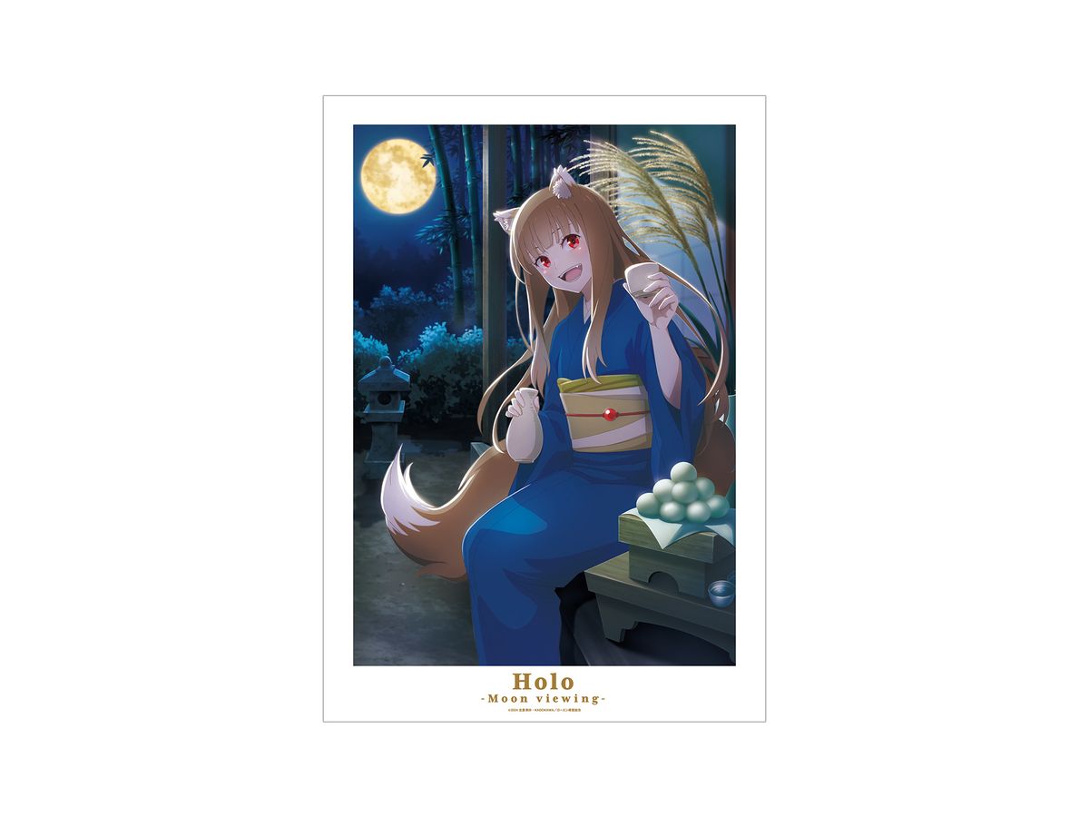 狼と香辛料 MERCHANT MEETS THE WISE WOLF ホロ お月見 ビジュアル A3 