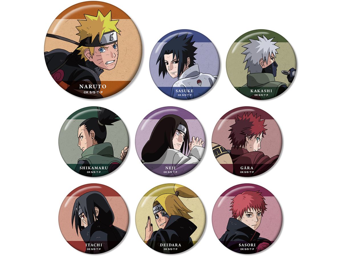 NARUTO うちはオビト 缶バッジ 原作 アクリルスタンド クリア