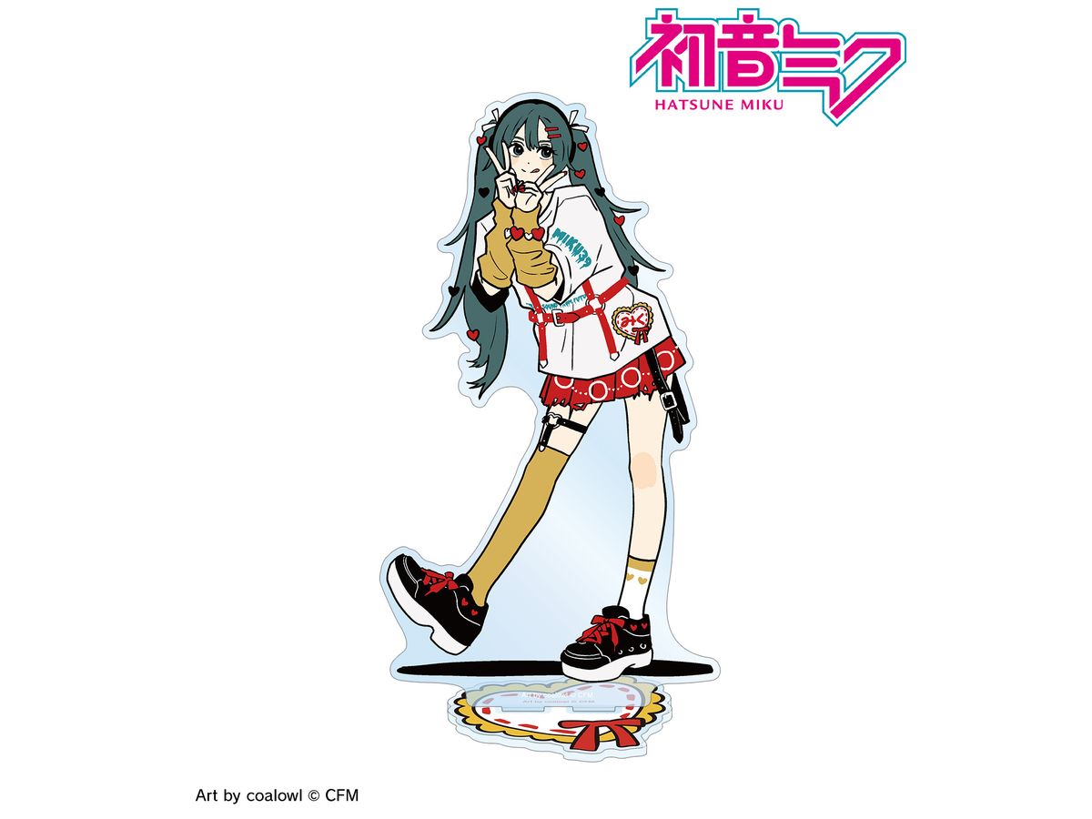 初音ミク スイパラコラボ　BIGスタンドキーホルダー 39Culture World】スタンド付きアクリルキーホルダー【初音ミク】