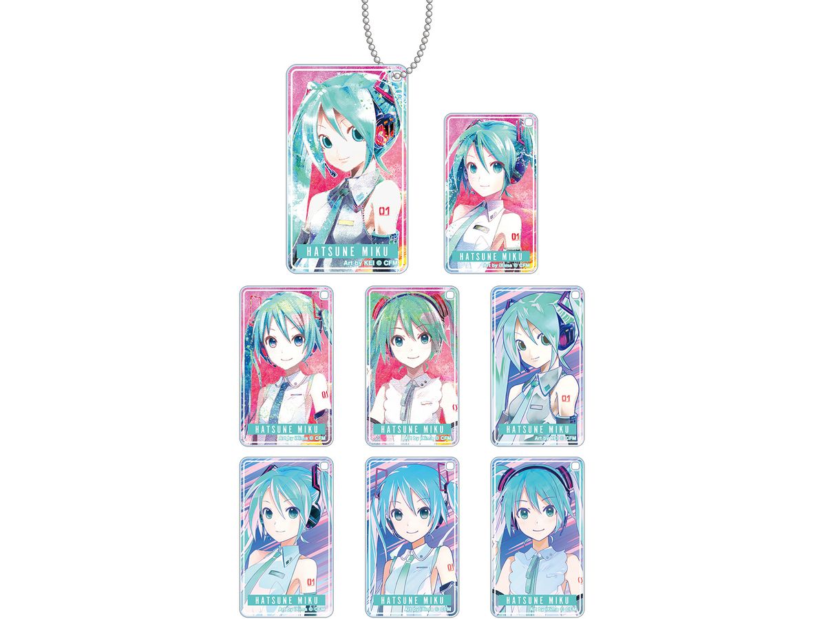 初音ミク トレーディング Ani-Art 第3弾 スクエアアクリルキーホルダー