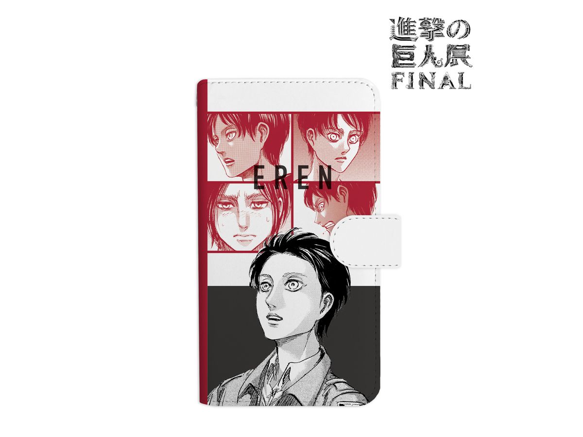 進撃の巨人 エレン コマ割り手帳型スマホケース 対象機種 Mサイズ By アルマビアンカ ホビーリンク ジャパン 進撃の巨人 エレン コマ割り手帳型スマホケース 対象機種 Mサイズ By アルマビアンカ ホビーリンク ジャパン