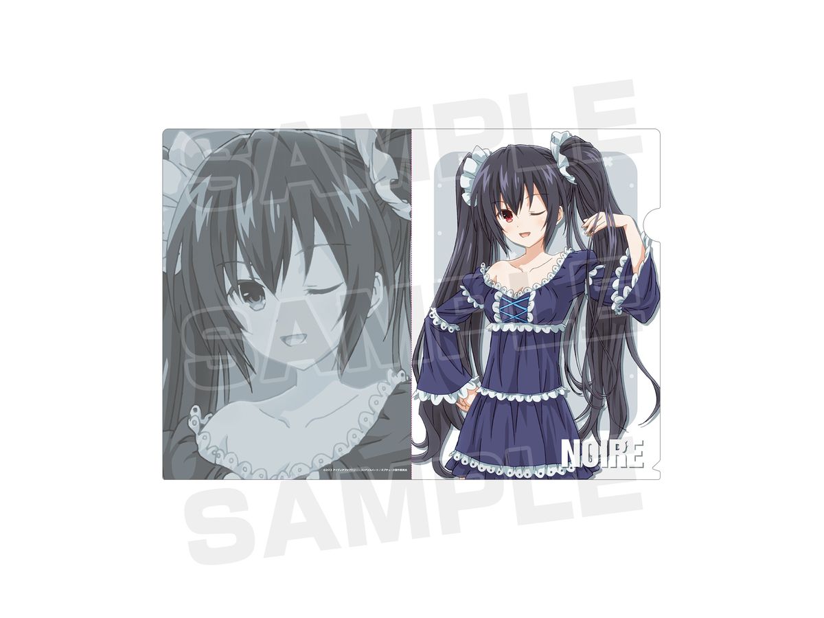 アニメ 超次元ゲイム ネプテューヌ 描き下ろしイラスト ノワール クリアファイル アニメ 超次元ゲイム ネプテューヌ 描き下ろしイラスト ノワール クリアファイル