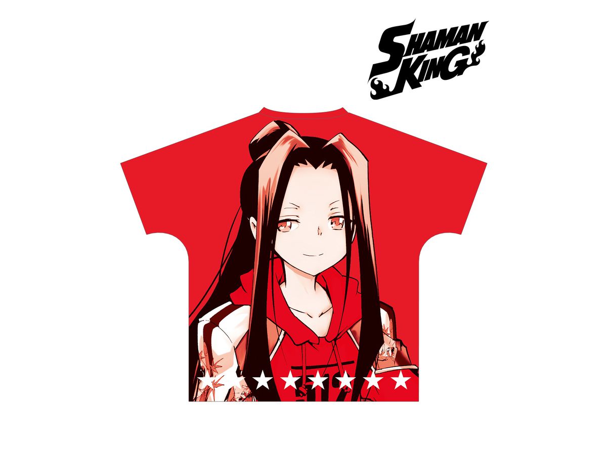 シャーマンキング 描き下ろしイラスト ハオ フルグラフィックtシャツ ユニセックス サイズ S シャーマンキング 描き下ろしイラスト ハオ フルグラフィックtシャツ ユニセックス サイズ S