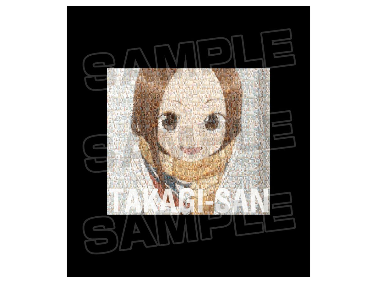 からかい上手の高木さん2 高木さん モザイクアートTシャツ メンズ 