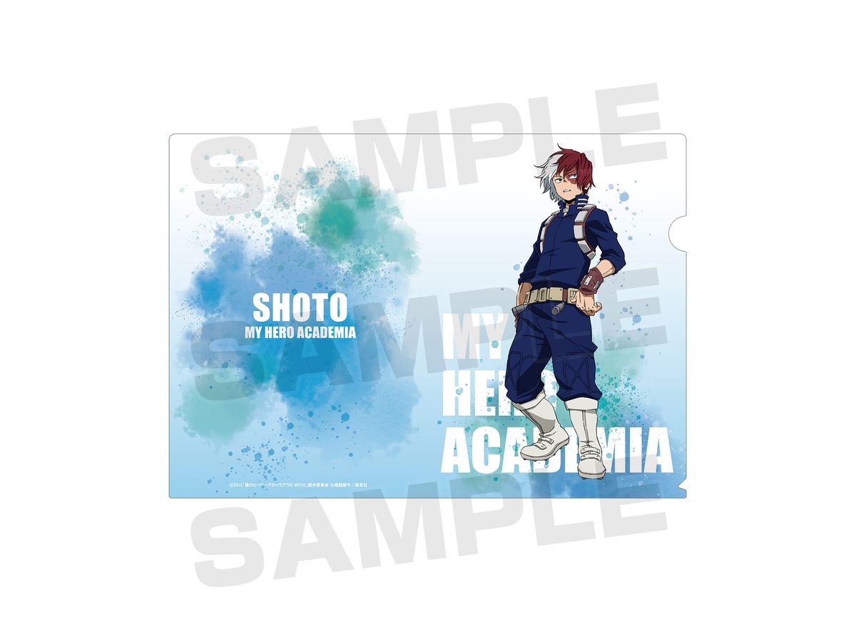 ヒロアカ The Movie ヒーローズ ライジング 描き下ろしイラスト 轟焦凍 クリアファイル By アルマビアンカ ホビーリンク ジャパン