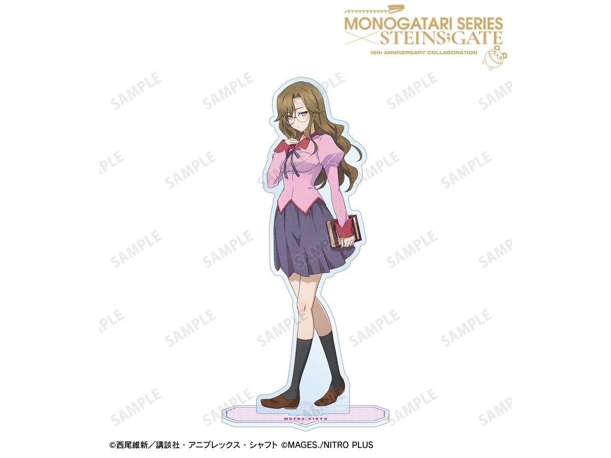最安価格 物語シリーズ x コラボ 桐生萌郁 描き下ろし STEINS;GATE: アクリルスタンド