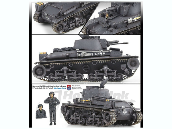 1/35ドイツ軽戦車35（t）完成品 ドイツ軽戦車 35(t) (プラモデル) - ホビーサーチ ミリタリープラモ