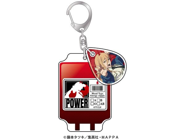 アクリルキーホルダー 血液パック型　パワー　チェンソーマン　血 チェンソーマン 血液アクリルキーホルダー | HLJ.co.jp
