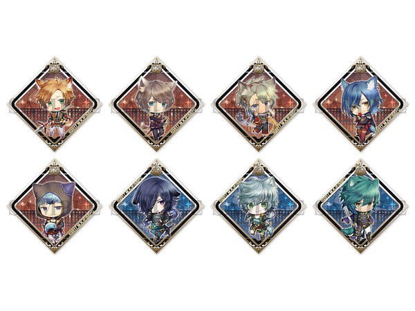 戦刻ナイトブラッド スクウェア缶バッジ 第3陣 1Box 8pcs | HLJ.co.jp