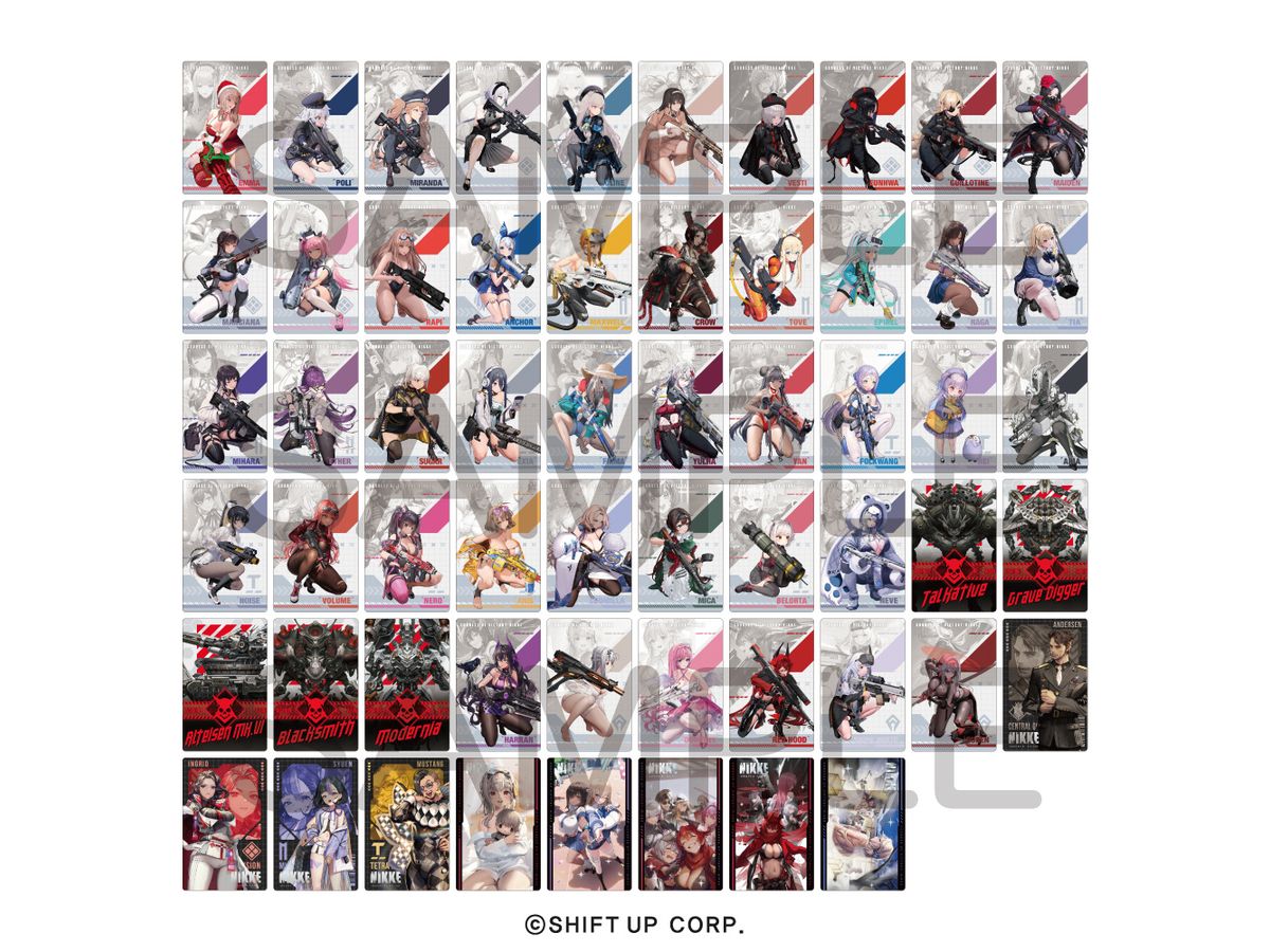 全種コンプ　勝利の女神NIKKE ガンガールメタルカードコレクションvol.2 Amazon.co.jp: アルジャーノンプロダクト 勝利の女神：NIKKE