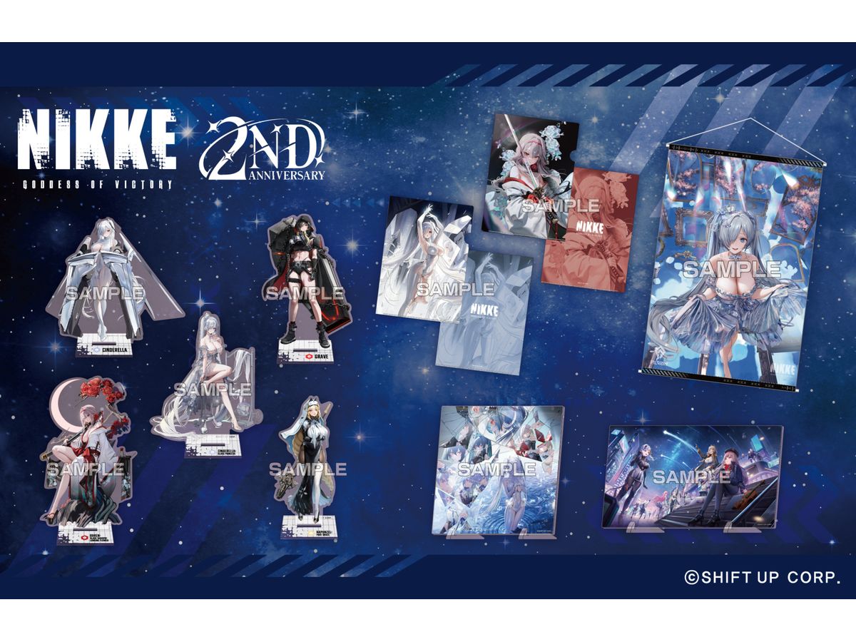 勝利の女神:NIKKE×ZONe コラボアクリルスタンド クラウン 当選通知書