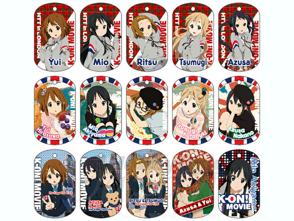 映画 けいおん! キャラメタルタグ 1Box 12pcs | HLJ.co.jp