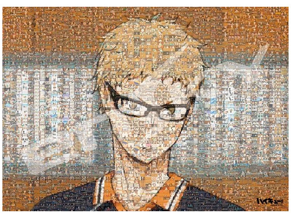 ハイキュー!! モザイクアート 西谷夕 月島蛍