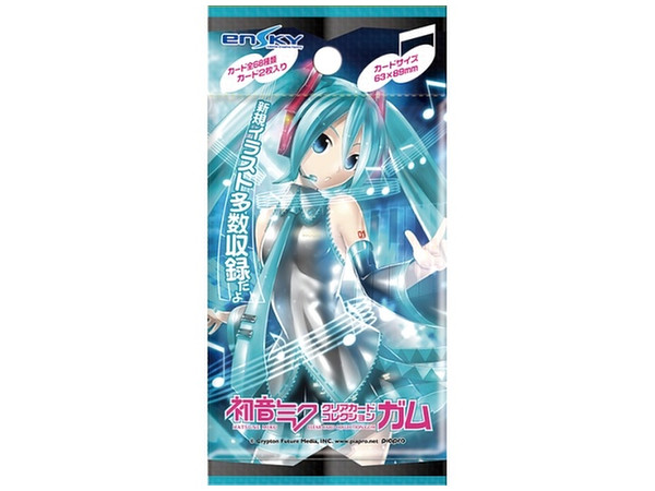 初音ミククリアカードコレクションガム 60枚 初音ミク クリアカードコレクションガム 1Box 16pcs | HLJ.co.jp