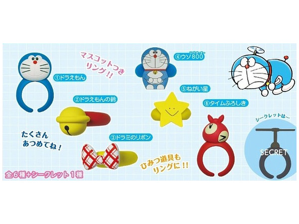 ドラえもん キャラリングコレクション 1box 8pcs ドラえもん キャラリングコレクション 1box 8pcs