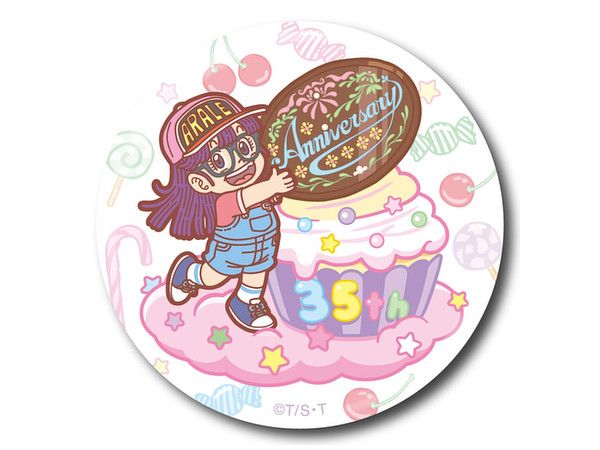 Dr.スランプ アラレちゃん 缶バッジ 2個 超希少 鳥山明 Dr.スランプアラレちゃん バッジ2個セット 昭和