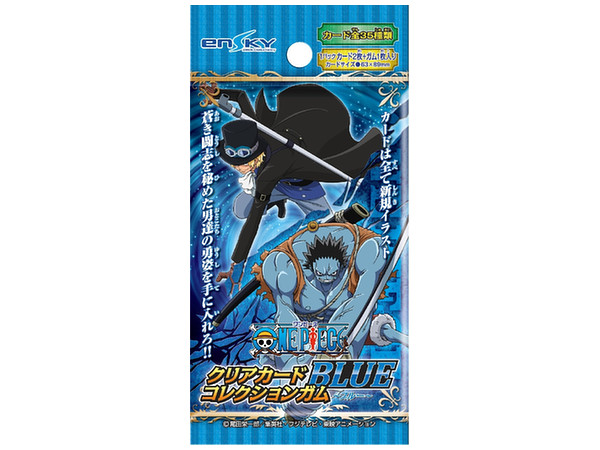 ワンピース クリアカードコレクションガム BLUE 1Box 16pcs