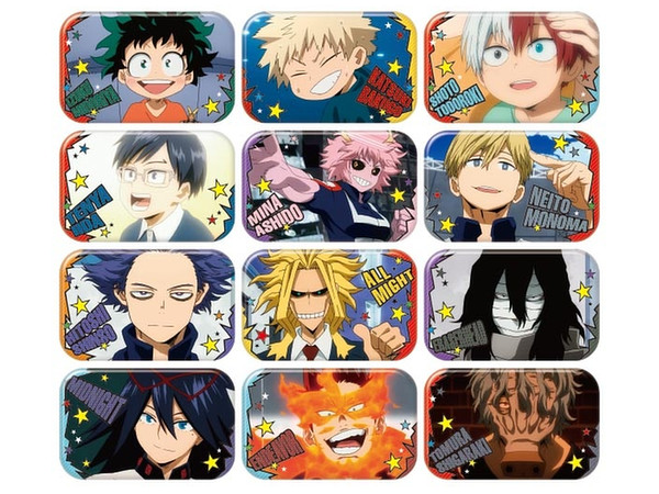 僕のヒーローアカデミア まるかくカンバッジ2 1box 12pcs 僕のヒーローアカデミア まるかくカンバッジ2 1box 12pcs