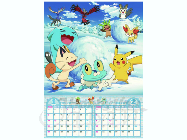 Pokemon XY Calendar 2014 By Ensky Pokemon XY Calendar 2014 By Ensky