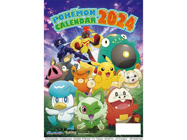ポケットモンスター CL-010 2024年壁掛けカレンダー | HLJ.co.jp