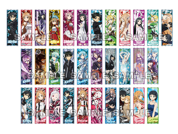 SAO ソードアートオンライン ロングステッカーガム 全32種