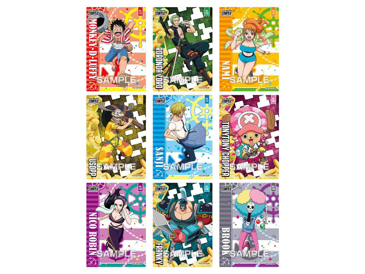 劇場版 One Piece Stampede クリアカードコレクションガム 1box 16pcs 劇場版 One Piece Stampede クリアカードコレクションガム 1box 16pcs