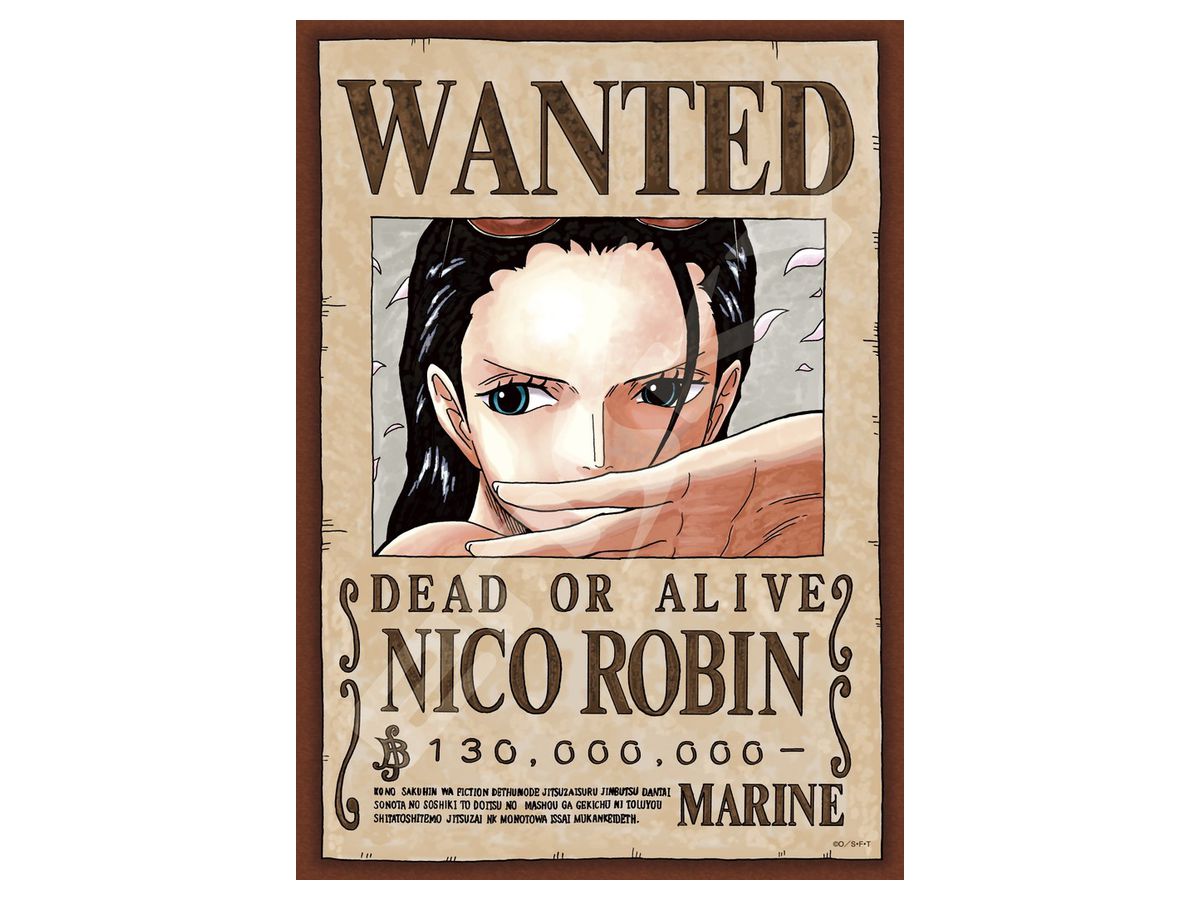 ジグソーパズル ワンピース 手配書 ニコ ロビン 8ピース ジグソーパズル ワンピース 手配書 ニコ ロビン 8ピース