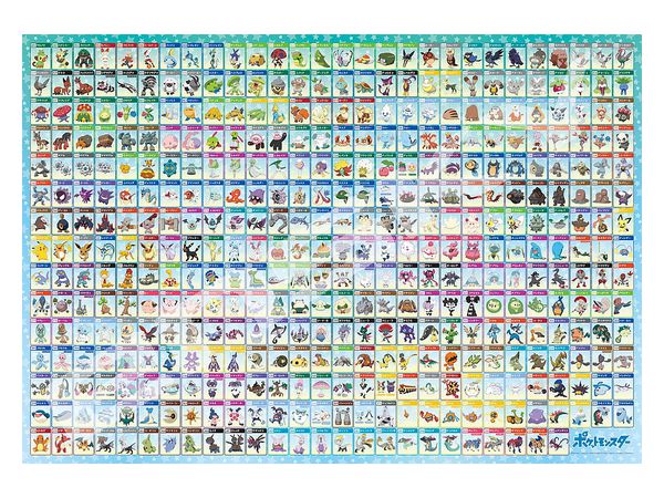 ジグソーパズル ポケットモンスター ガラル図鑑 No 001 No 400 500ピース No 500t L28 510mm X 735mm ジグソーパズル ポケットモンスター ガラル図鑑 No 001 No 400 500ピース No 500t L28 510mm X 735mm