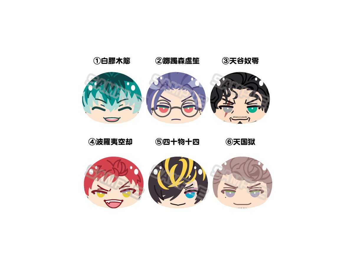 ヒプノシスマイク おまんじゅうにぎにぎマスコット オオサカ ナゴヤ 1box 6pcs ヒプノシスマイク おまんじゅうにぎにぎマスコット オオサカ ナゴヤ 1box 6pcs