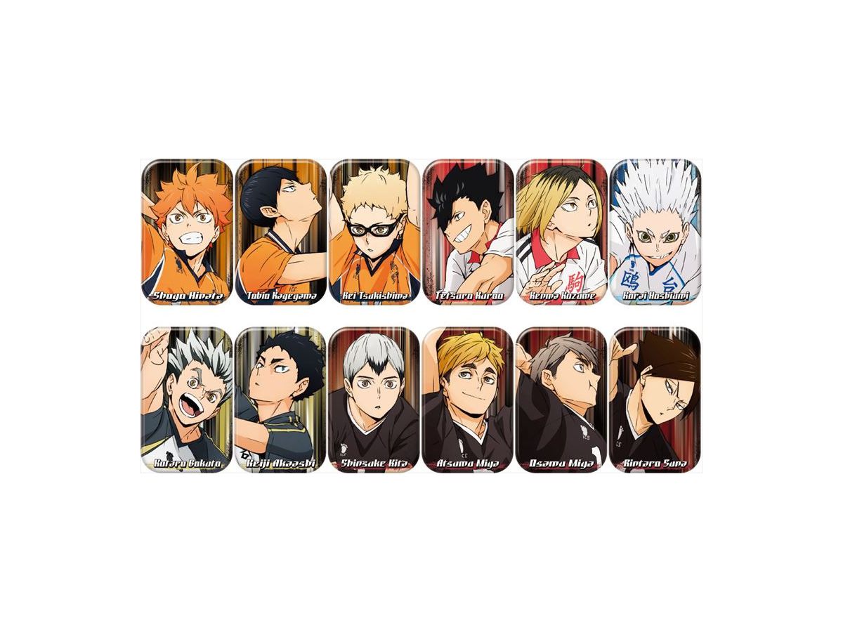 ハイキュー!!: まるかくカンバッジ2 1Box 12pcs | HLJ.co.jp