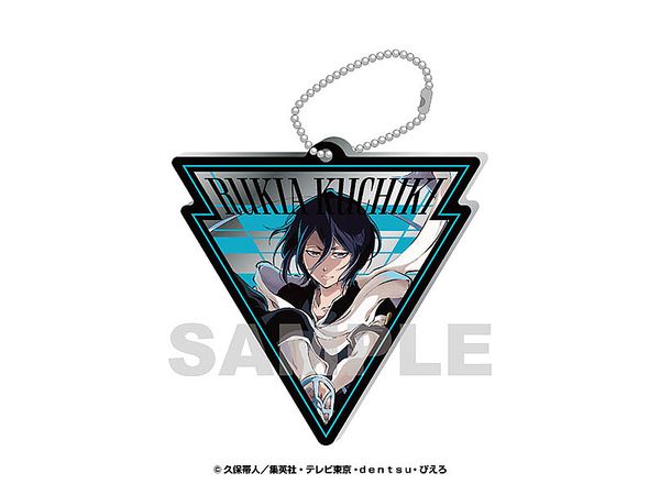 【新品】　BLEACH　下敷き　キーホルダー　銀魂　ミラー　グッズ4点　まとめ BLEACH: 千年血戦篇 ミラーアクリルキーホルダー 2.朽木ルキア