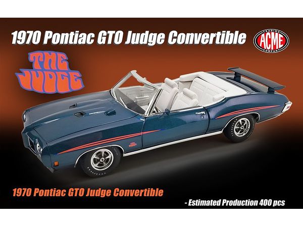 1/18 ACME - 1970 Pontic GTO Judge Convertible Atoll Blue | HLJ.co.jp