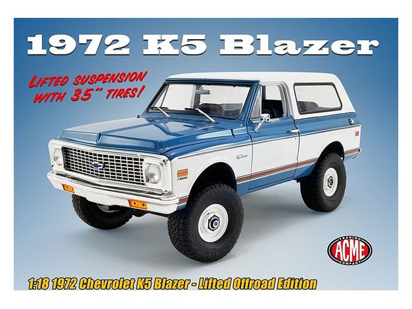 1/18 ACME 1972 Chevrolet K5 Blazer - Lifted Offroad Edition | HLJ