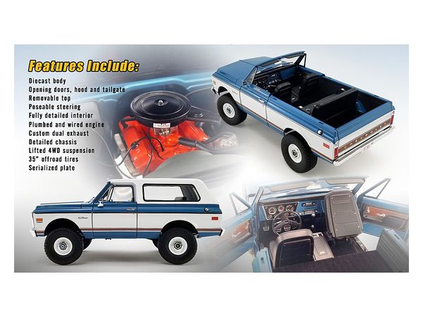 1/18 ACME 1972 Chevrolet K5 Blazer - Lifted Offroad Edition | HLJ