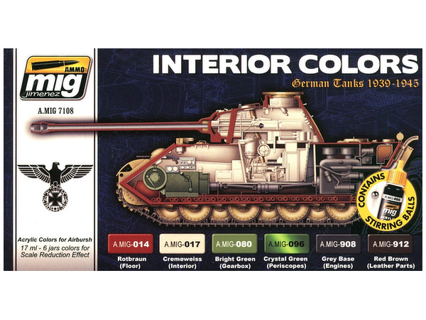 インテリアカラー ドイツ軍戦車セット By アモ バイ ミグ ヒメネス ホビーリンク ジャパン