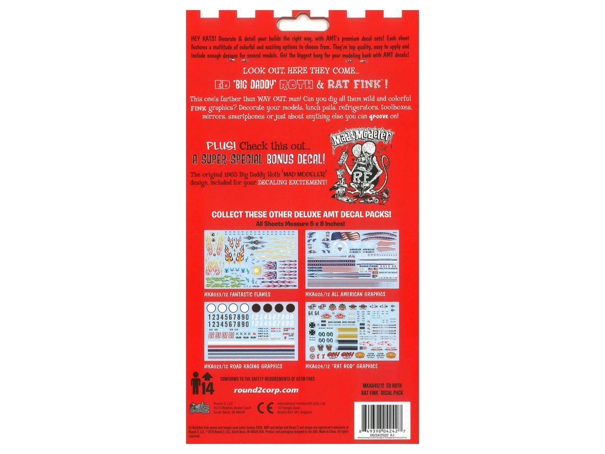 1/25 エド・ロス ラット・フィンク デカールセット | HLJ.co.jp