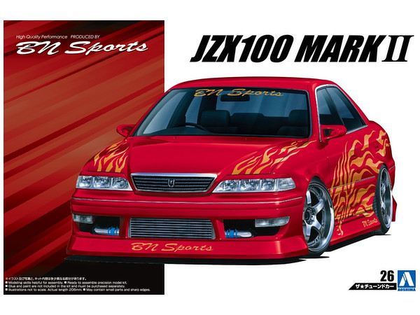 1/24 トヨタ マークII（カスタム品） 1/24 トヨタ JZX100 マークII ツアラー V '00 - AOSHIMA SCALE